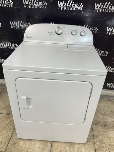 [105534] Whirlpool Used Electric Dryer 220volts (30 AMP) 29inches {3 prong} (white) 