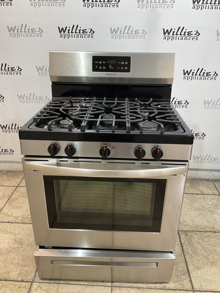 Frigidaire Used Natural Gas Stove 30inches (Stainless Steel) 