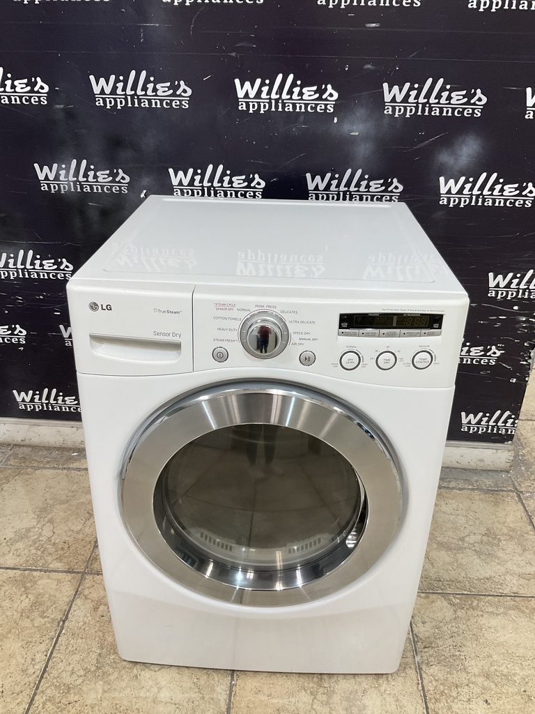 Lg Used Electric Dryer 220volts (30 AMP) 27inches {3 prong} (White) 