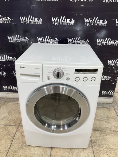 [105522] Lg Used Electric Dryer 220volts (30 AMP) 27inches {3 prong} (White) 