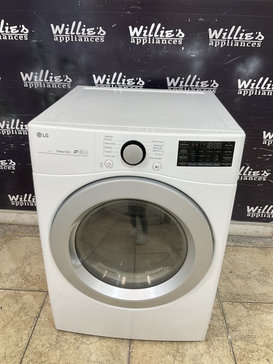[105532] Lg Used Electric Dryer 220volts (30 AMP) 27inches {3 prong} (White) 