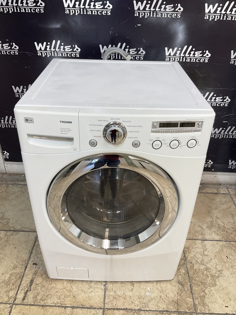Lg Used Washer Front-load 27inches (White) 