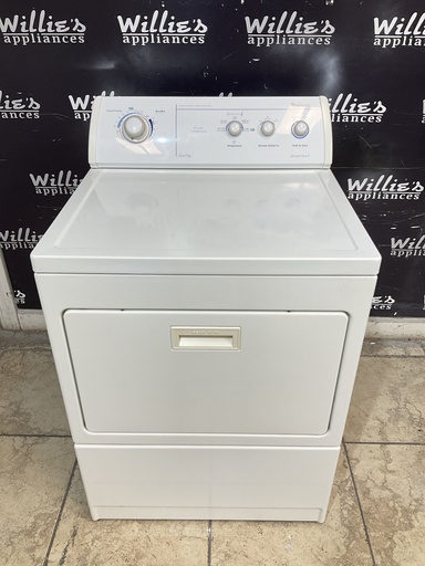 [105537] Whirlpool Used Electric Dryer 220volts (30 AMP) 27inches {4 prong} (White) 