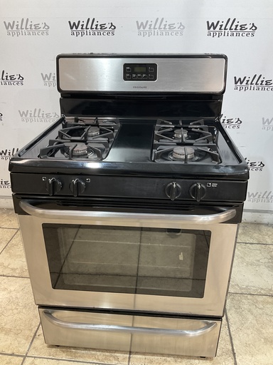 [105566] Frigidaire Used Natural Gas Stove 30inches (Stainless Steel) 