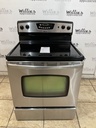 Amana Used Electric Stove 220volts (40/50 AMP) 30inches {3 prong} (Stainless steel)