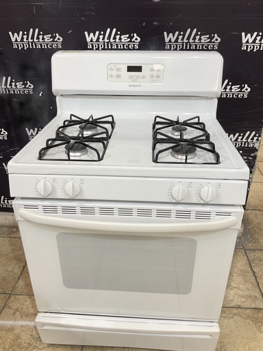 [105592] Hotpoint Used Gas Propane Stove 30inches (White) 