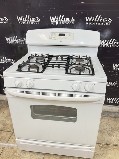 [105575] Ge Used Gas Propane Stove 30inches (White) 