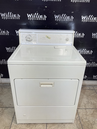 [105628] Kenmore Used Natural Gas Dryer 29inches (Bisque) 