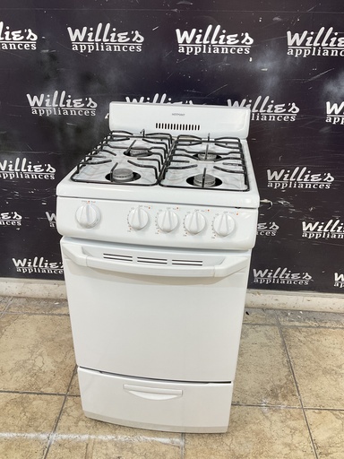 [105655] Hotpoint Used Natural Gas Stove 20inches (White) 