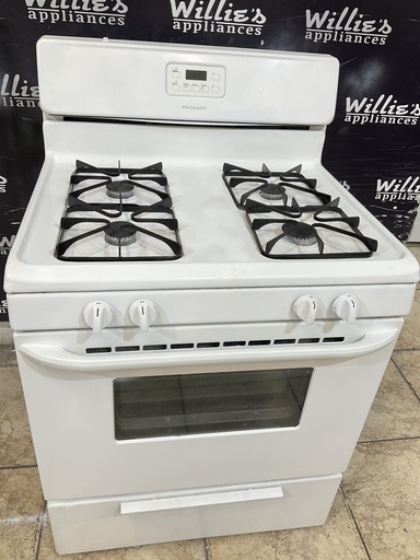 [105649] Frigidaire Used Natural Gas Stove 30inches (White) 