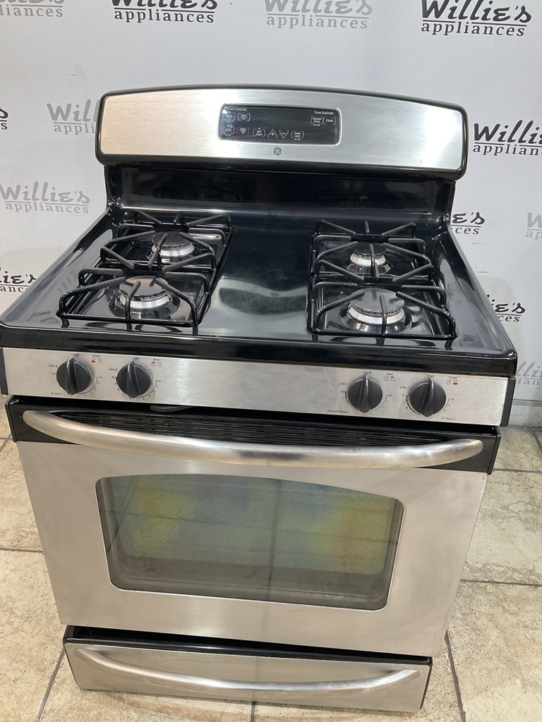 Ge Used Natural Gas Stove 30inches (Stainless Steel) 