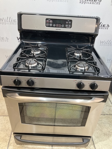 [105678] Hotpoint Used Natural Gas Stove 30inches (Stainless Steel) 