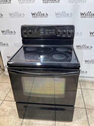 [105729] Kenmore Used Electric Stove 30inches {no cord} (Black) 