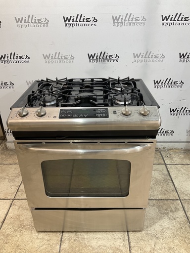 [105722] Ge Used Natural Gas Stove 30inches (Stainless Steel) 