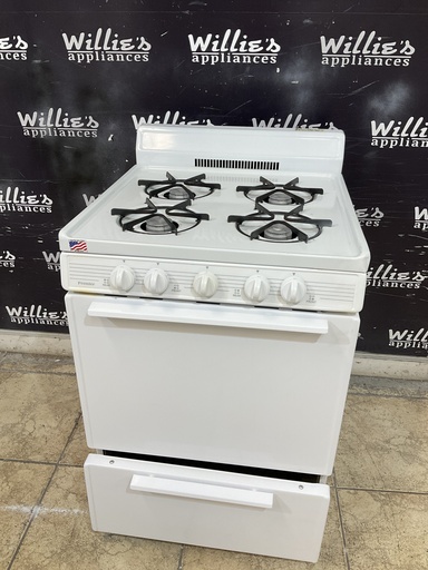 [105745] Hotpoint Used Gas Propane Stove 24inches (White) 
