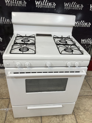 [105758] Frigidaire Used Natural Gas Stove 30inches (White) 