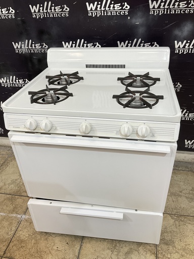 [105768] Premier Used Natural Gas Stove 30inches (White) 
