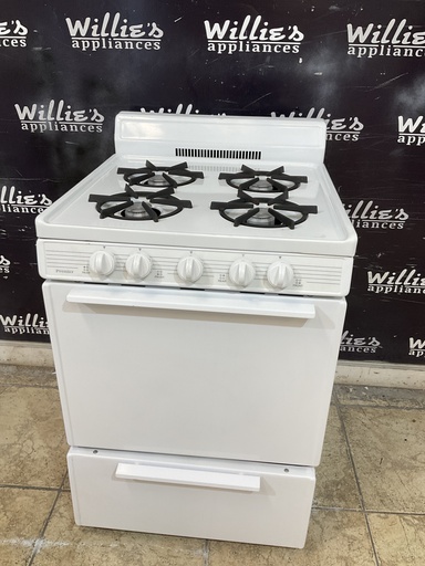 [105785] Premier Used Natural Gas Stove 24inches (White) 