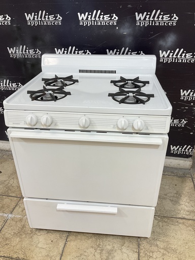 [105799] Premier Used Natural Gas Stove 30inches (White) 