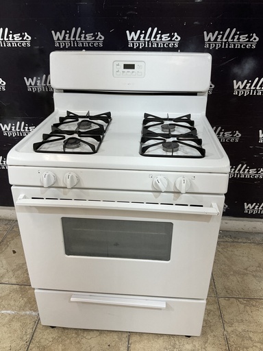 [105807] Frigidaire Used Natural Gas Stove 30inches (White)