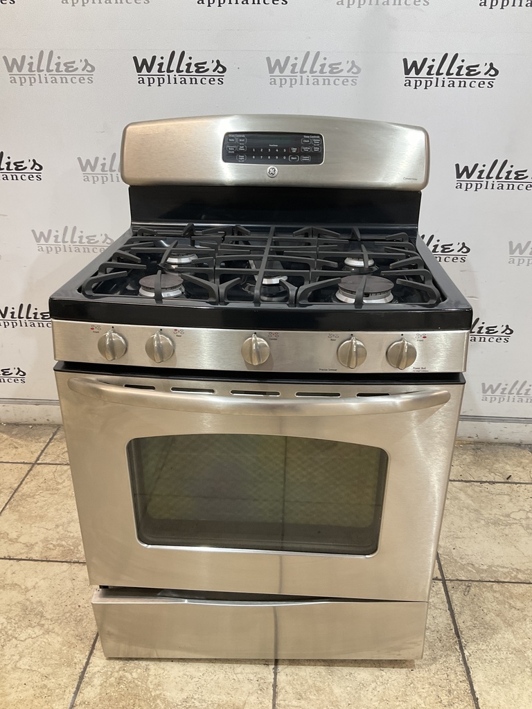 Ge Used Natural Gas Stove 30inches (Stainless Steel) 