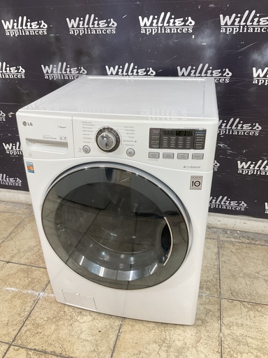 [105803] Lg Used Washer Front-load 27inches (White) 
