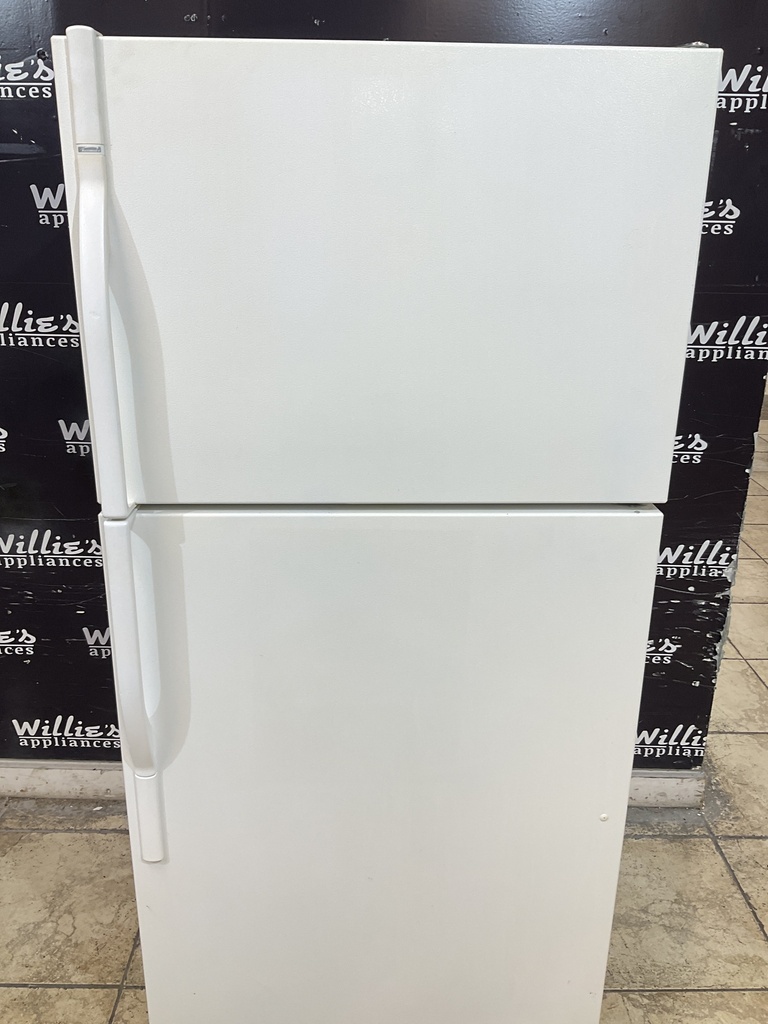 Kenmore Used Refrigerator Top and Bottom 30x65 1/2 (White) 