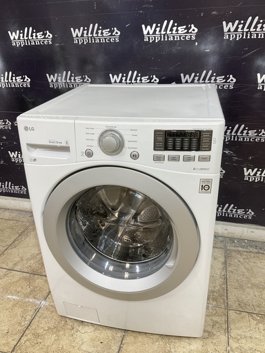 [105813] Lg Used Washer Front-load 27inches (White) 