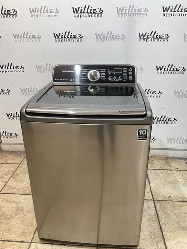 [105811] Samsung Used Washer Top-load 27inches (Grey) 