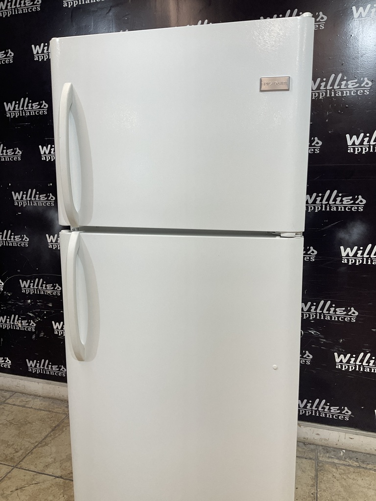 Frigidaire Used Refrigerator Top and Bottom 30x69 (white) 
