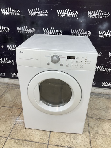 [105878] Lg Used Electric Dryer 220volts (30 AMP) 27inches {3 prong} (White) 