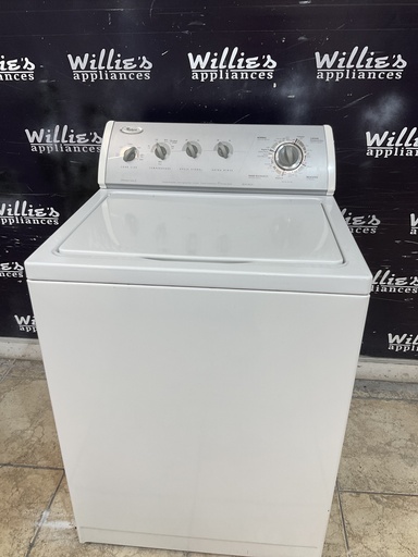 [105891] Whirlpool Used Washer Top-load 27inches (white) 
