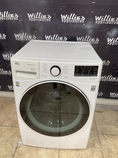 [105934] Lg Used Washer Front-load 27inches (White) 