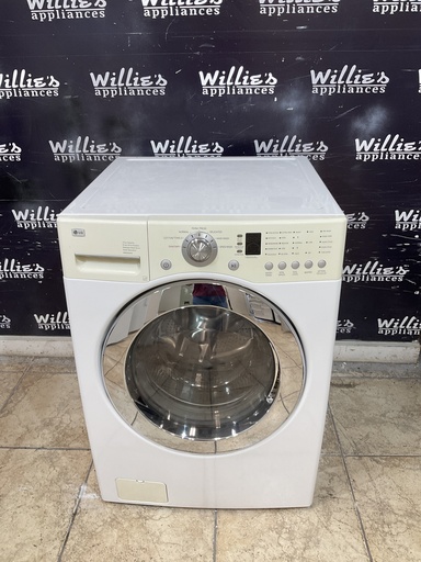 [105939] Lg Used Washer Front-load 27inches (White) 