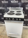 Moder Chef Used Electric Stove 220 volts (40/50 AMP) 20inches {3 prong} (White) 