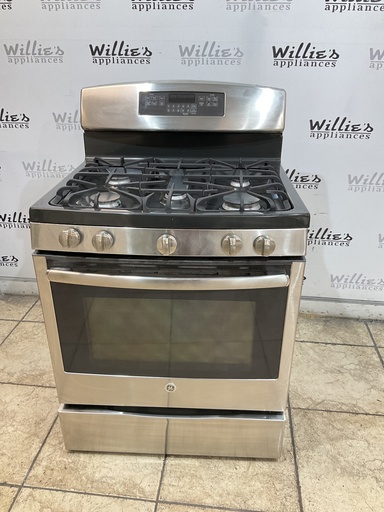 [106001] Ge Used Natural Gas Stove 30inches (Stainless Steel) 