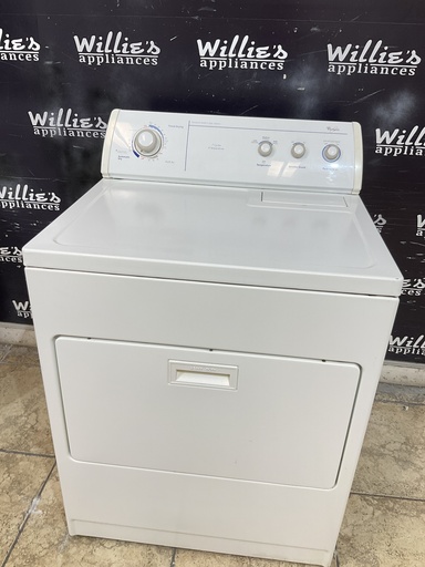 [106018] Whirlpool Used Electric Dryer 220volts (30 AMP) 29inches {3 prong} (white) 