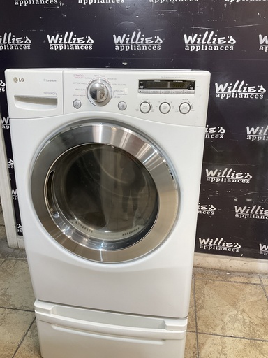 [106028] Ge Used Electric Dryer 220volts (30 AMP) 27inches {4 prong} (White) 