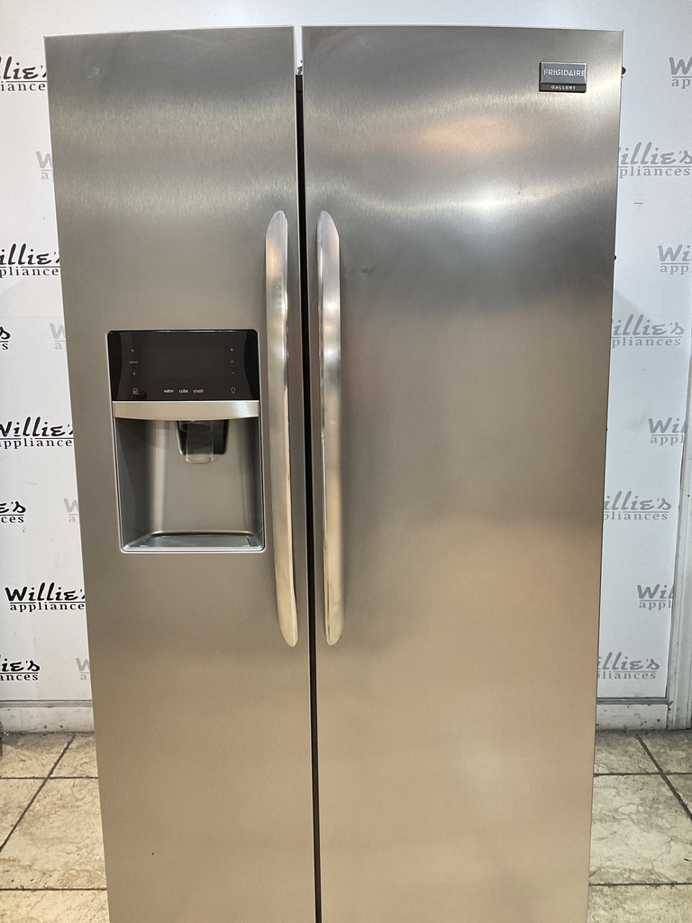 Frigidaire Used Refrigerator Side by Side 36x70 (Stainless Steel) 