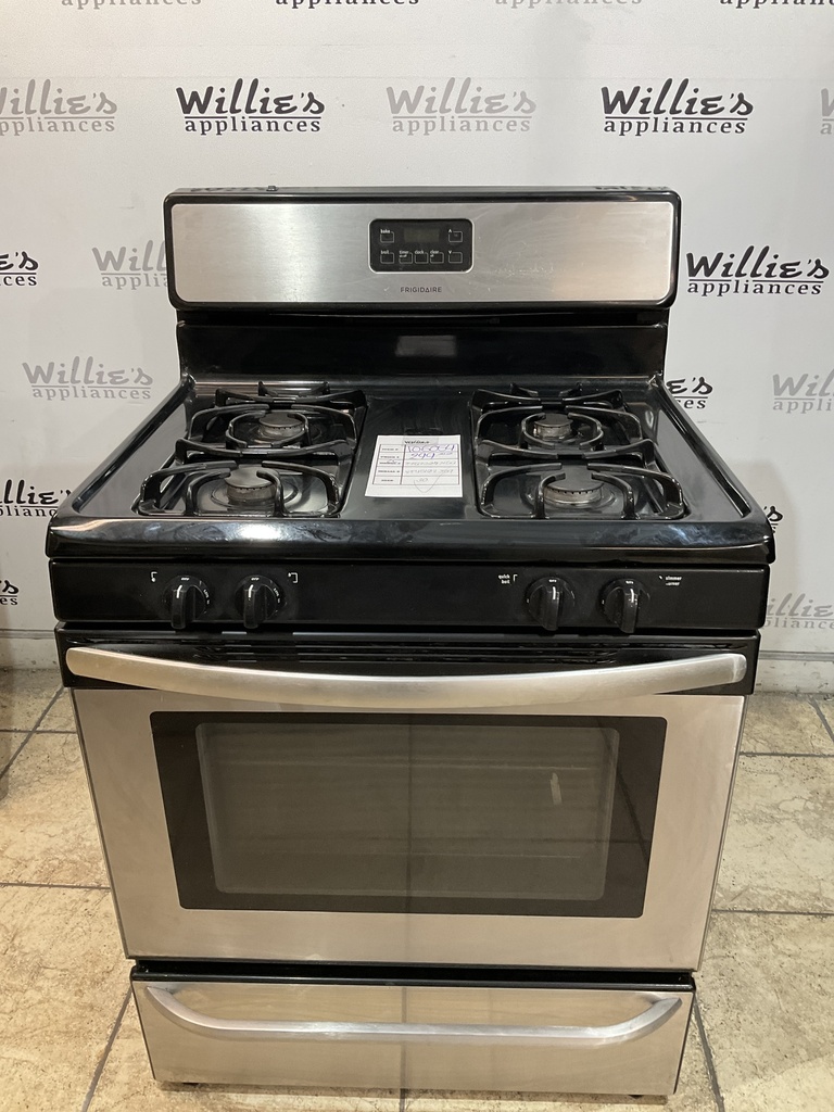 Frigidaire Used Natural Gas Stove 30inches (Stainless Steel) 