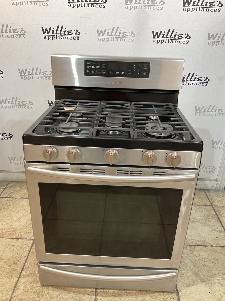 Samsung Used Natural Gas Stove 30inches (Stainless Steel) 