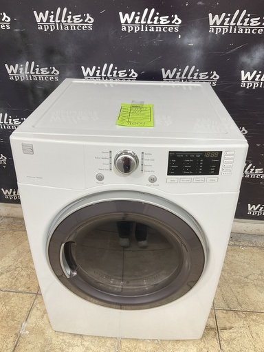 [106087] Kenmore Used Electric Dryer 220volts (30 AMP) 27inches {3 prong} (White) 