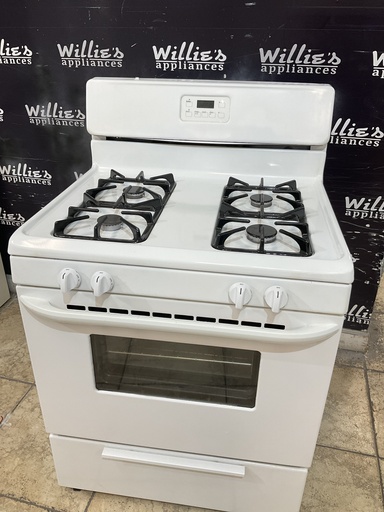 [106085] Frigidaire Used Natural Gas Stove 30inches (White) 