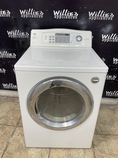 [106118] Lg Used Electric Dryer 220volts (30 AMP) 27inches {3 prong} (White)