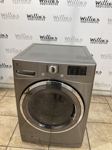 [106123] Kenmore Used Washer Front-load 27inches (Grey) 