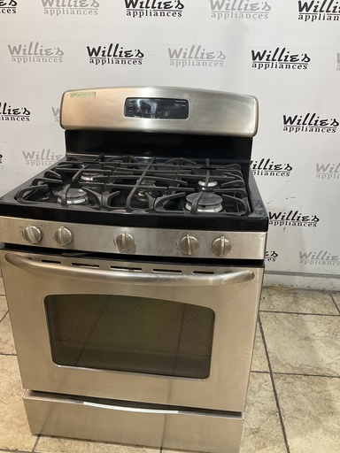 [106155] Ge Used Gas Propane Stove 30inches (Stainless Steel) 