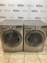 Lg Used Electric Set Washer/Dryer Front-load 220volts (30 AMP) 27inches {4 prong} (Grey) 