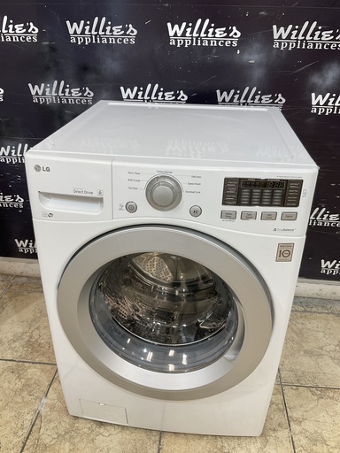 [106204] Lg Used Washer Front-load 27inches (White) 