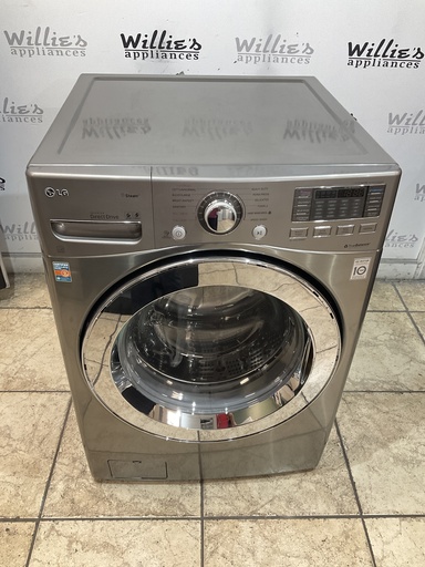 [106245] Lg Used Washer Front-load 27inches (Grey) 