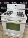 Whirlpool Used Natural Gas Stove 30inches (White) 
